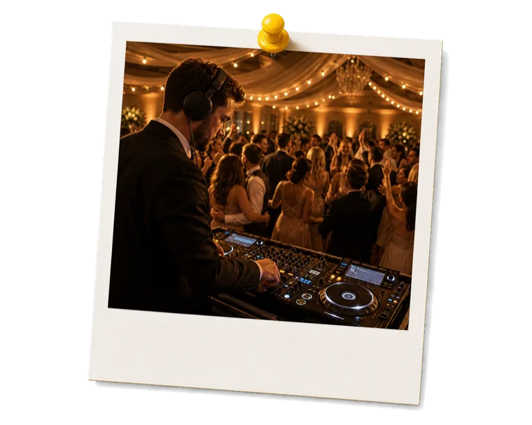 Wedding DJ at a venue
